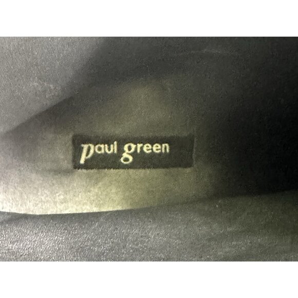 Paul Green West Bootie Black Leather Womens UK 5/US 7.5 Moto-Biker New $499 - Picture 10 of 11